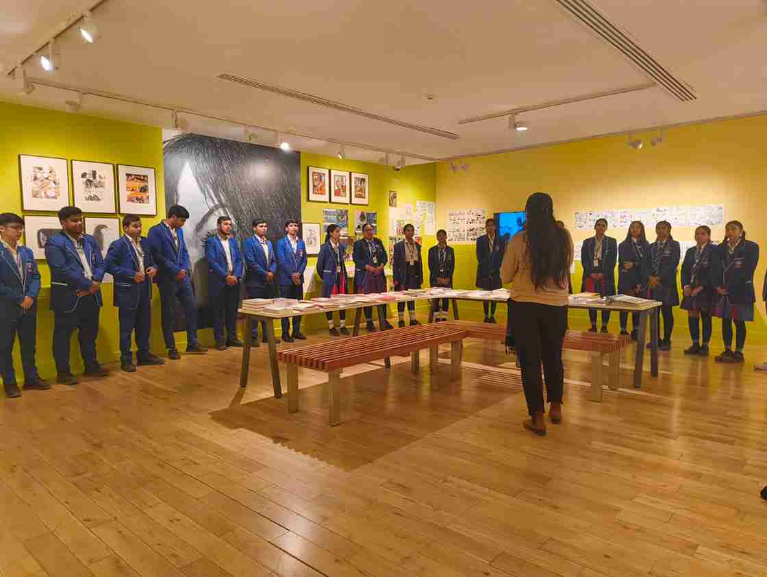 Visit of Kiran Nadar Art Museum