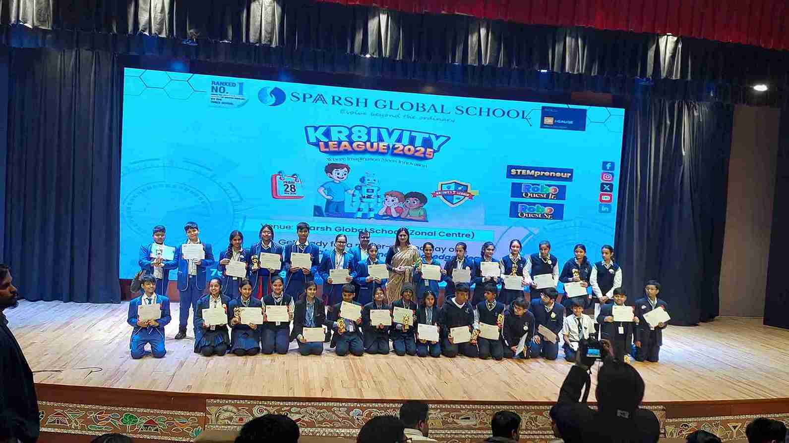 Kr8ivity League 2025 Zonal Round Achievements